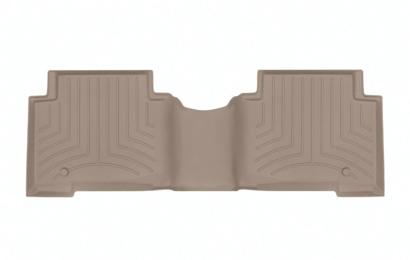 WeatherTech Rear FloorLiner HP for Hyundai Santa Fe 2013-2017, Tan - Custom Fit Floor Protection