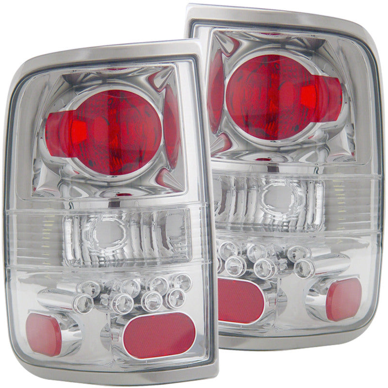 ANZO 2004-2008 Ford F-150 Taillights Chrome-SR1 Performance