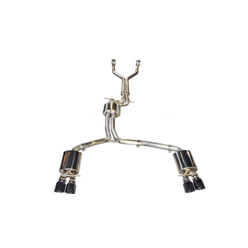 AWE Tuning Audi C7 / C7.5 S6 4.0T Touring Edition Exhaust - Polished Silver Tips-SR1 Performance