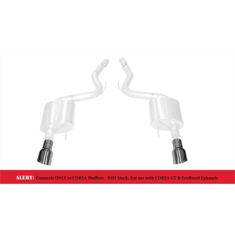 Corsa 2015-2017 Ford Mustang GT 3.0in Inlet / 4.5in Outlet Polished Tip Kit (For Corsa Exhaust Only)-SR1 Performance