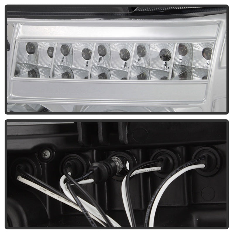 Spyder Toyota Tundra 07-13 Projector Headlights LED Halo LED Chrm PRO-YD-TTU07-HL-C-SR1 Performance