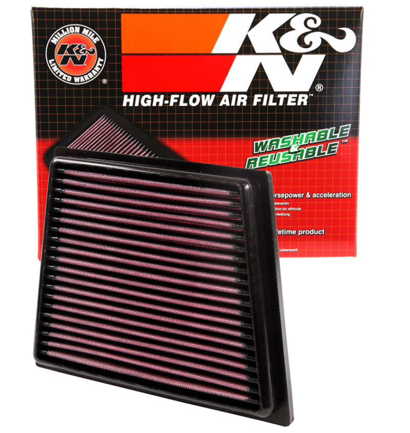 K&N 08 Ford Fiesta 1.25L-L4 Drop In Air Filter-SR1 Performance