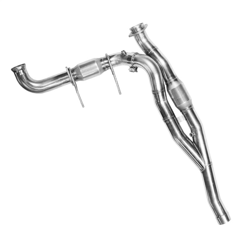 Kooks 11-14 Ford Raptor SVT 1 3/4in x 3in SS Longtube Headers and 3in SS OEM Exhaust Catted Y Pipe-SR1 Performance