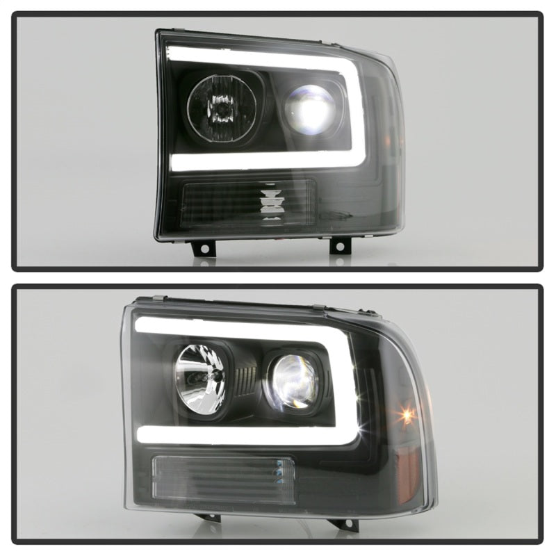 Spyder Ford F-250 99-04/Excursion 00-04 1 Piece LED Headlights - Black PRO-YD-FF25099V2PL-BK-SR1 Performance