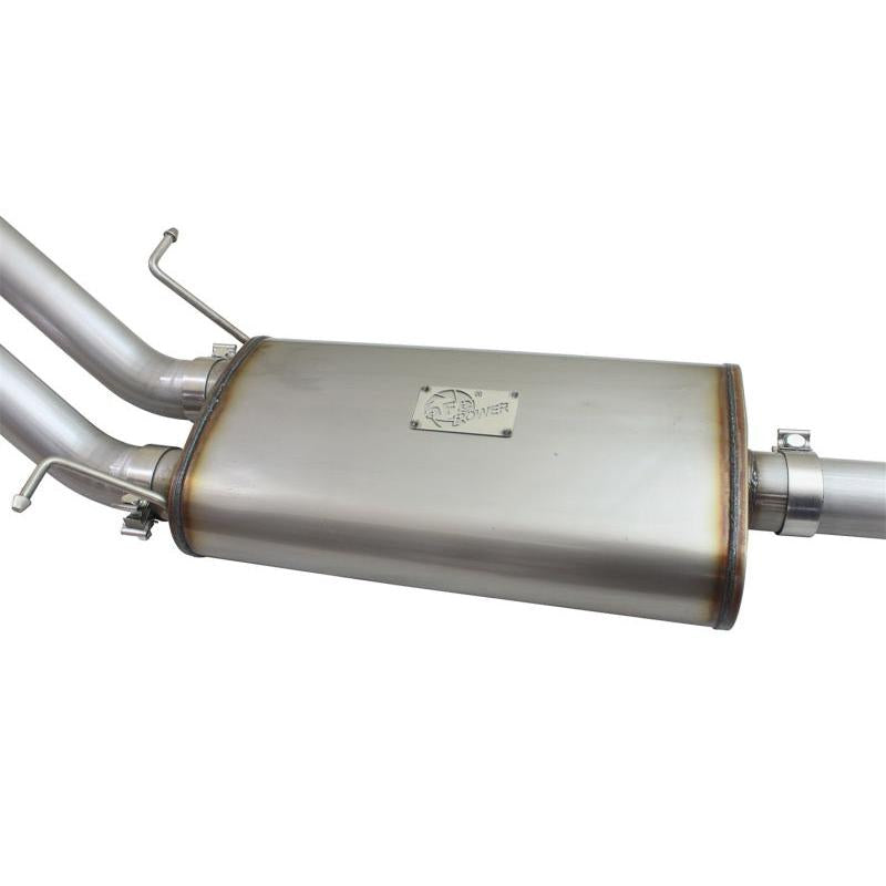 aFe Mach Force-XP Exhaust 3in Cat-Back SS 14-15 GM 1500 Trucks 4.3L/5.3L Dual Split w/ Polished Tip-SR1 Performance