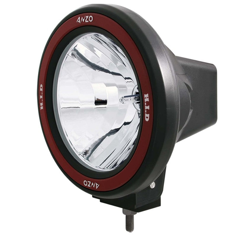 ANZO Hid Off Road Light Universal 50 Watt 7in HID Off Road Fog Light w/ AnzoUSA Red bezel-SR1 Performance