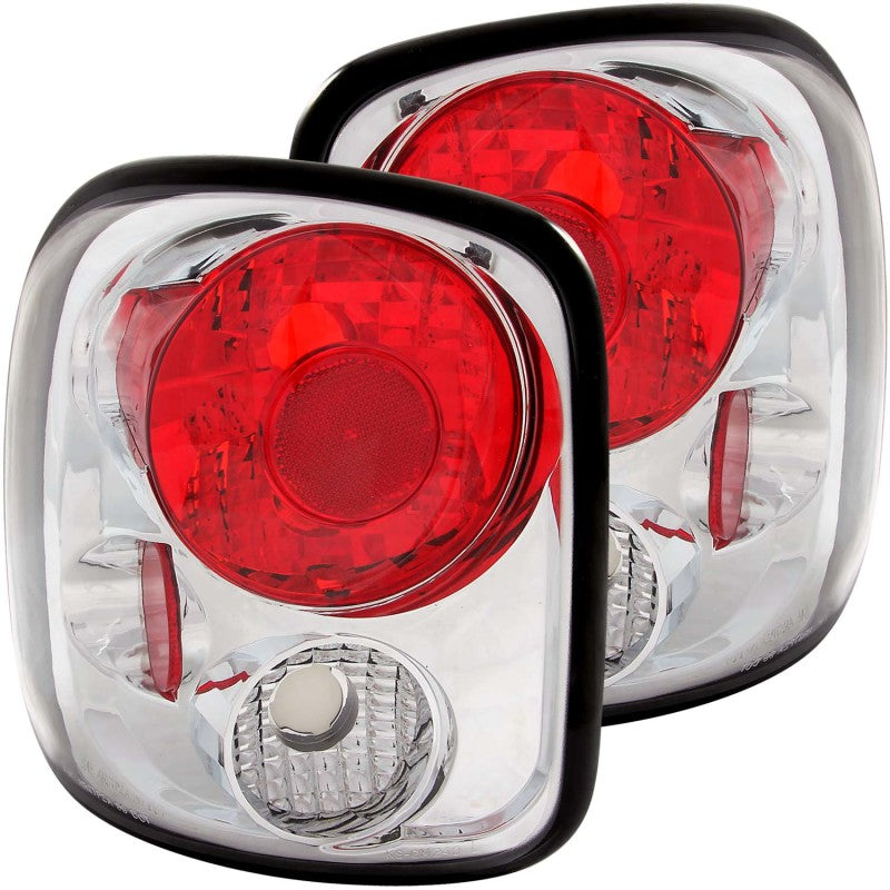 ANZO 1999-2004 Chevrolet Silverado Taillights Chrome-SR1 Performance