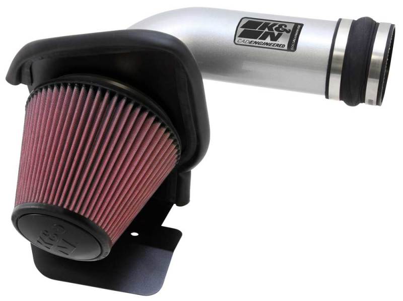 K&N 11 Ford Taurus SHO 3.5L V6 Silver Typhoon Cold Air Intake-SR1 Performance