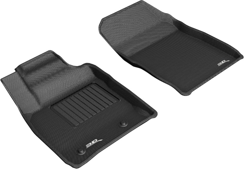 3D MAXpider 2018-2020 Ford Ecosport Kagu 1st Row Floormat - Black-SR1 Performance