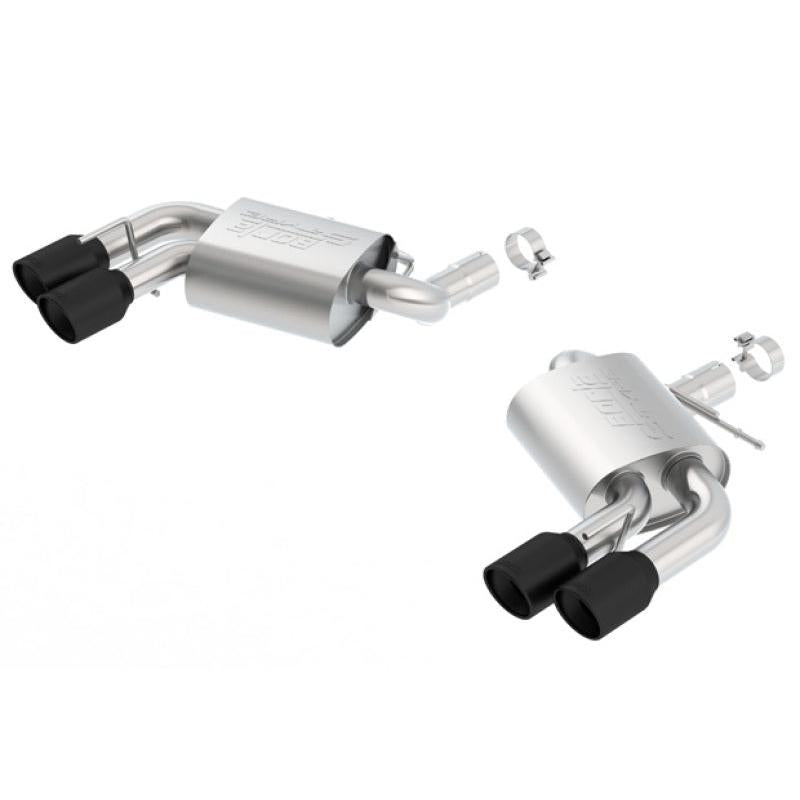 Borla 2016-2017 Chevrolet Camaro SS AT/MT S-Type Rear Section Exhaust w/o Dual Mode Ceramic Black-SR1 Performance