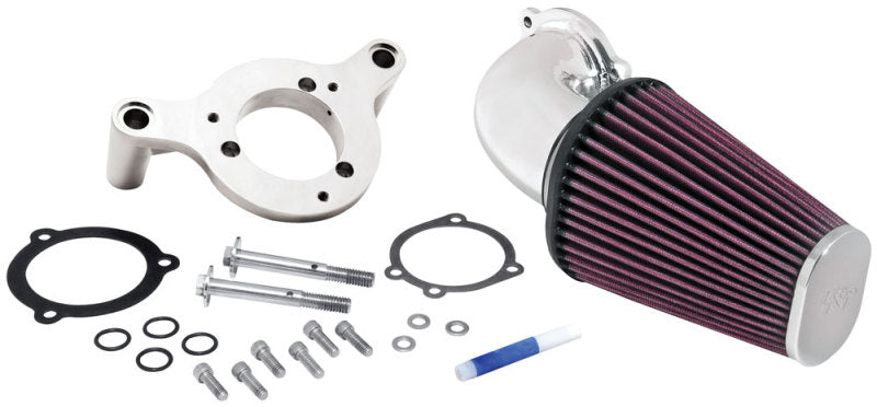 K&N 01-11 Harley Davidson FX / FL Aircharger Performance Intake Kit-SR1 Performance