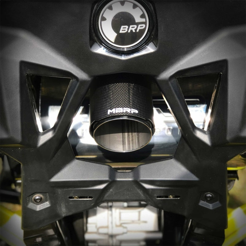 MBRP 18-19 Can-Am Maverick Sport 1000R Slip On Exhaust Center Exit - Performance Series-SR1 Performance