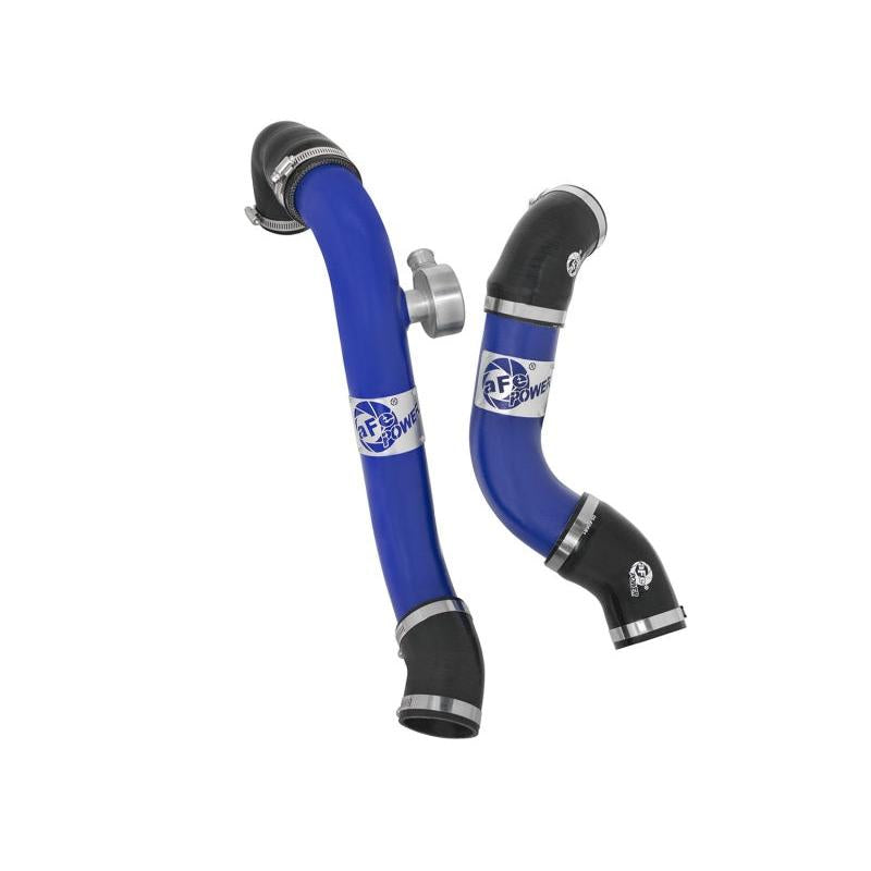 aFe Bladerunner Intercoolers Tube - Blue Hot/Cold Side 15-16 Ford Mustang EcoBoost L4-2.3L (t)-SR1 Performance