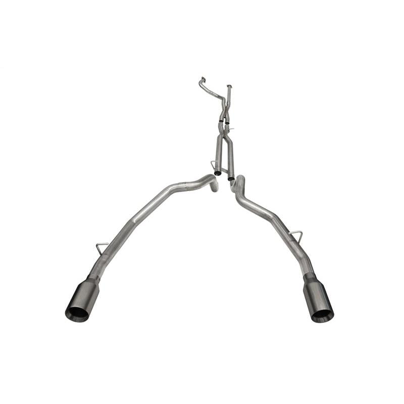 Corsa 2021-2024 Dodge Ram TRX Crew Cab Baja Catback Exhaust Dual Rear Gunmetal Tip-SR1 Performance