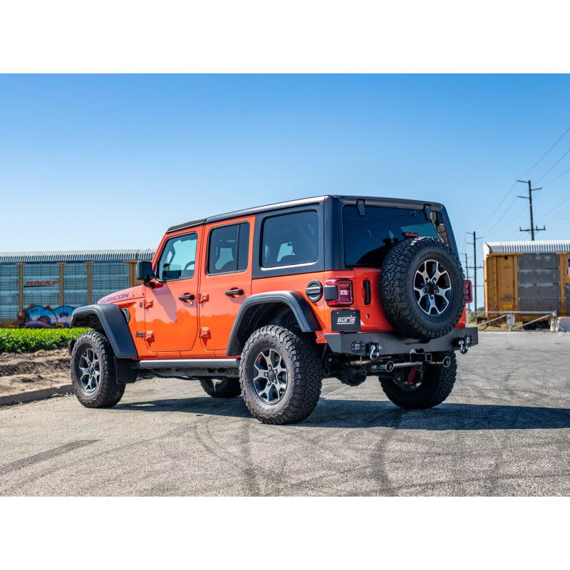 Borla 18-19 Jeep Wrangler JL/JLU 2.0L 4Cyl 2DR/4DR Axle Back Exhaust ATAK w/ 3.5in Tips-SR1 Performance