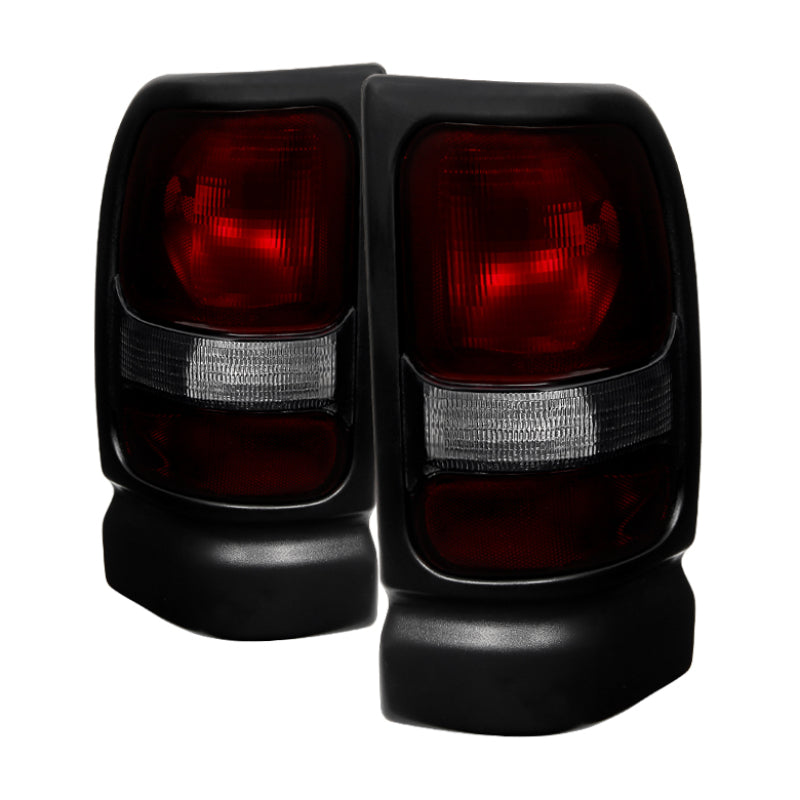 Xtune Dodge Ram 1500 94-01 (Not Sport Package) Tail Lights Red Smoked ALT-JH-DR94-OE-RSM-SR1 Performance