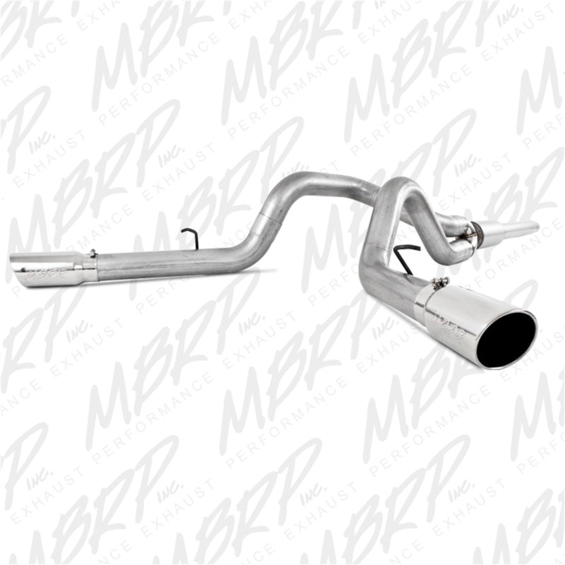 MBRP 1999-2004 Ford F-250/350 V-10 Cat Back 4 Dual Split Side-SR1 Performance