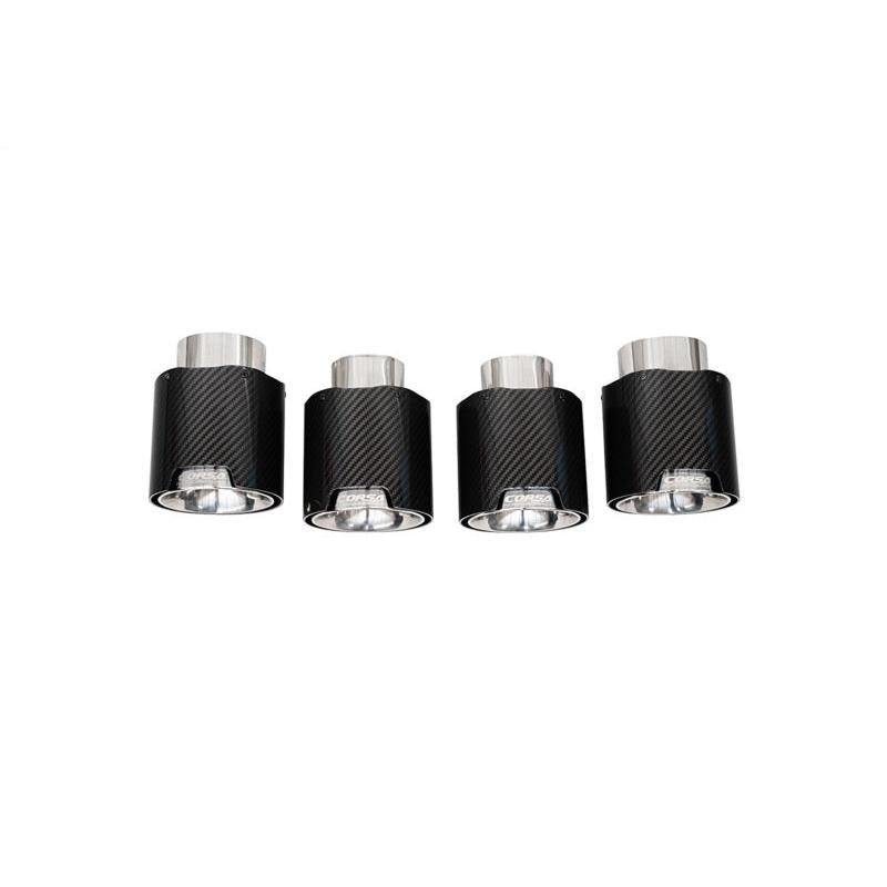 Corsa 2020-24 Chevrolet Corvette C8 RWD 4.5in Carbon Fiber Polished Tip Kit (For Corsa ExhaustOnly)-SR1 Performance