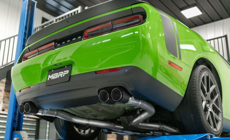 MBRP 15-Up Challenger 5.7 / 17-Up 6.2L/6.4L 3in Race Series Cat-Back w/ Quad Tips T304 Exhaust-SR1 Performance