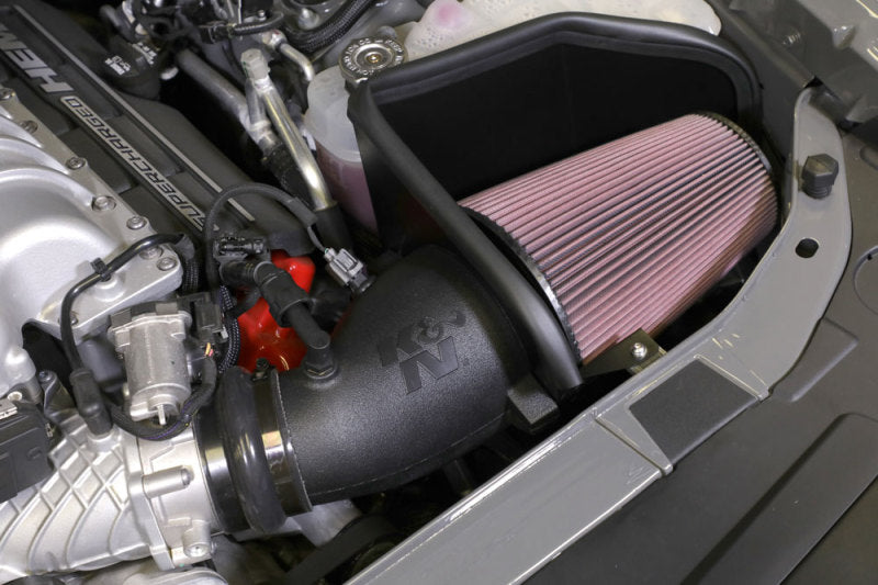 K&N 2018 Dodge Challenger Demon V8-6.2L F/I Aircharger Performance Intake-SR1 Performance