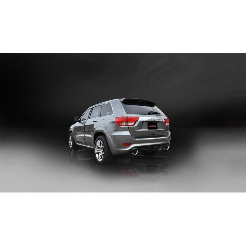 Corsa 2012-2013 Jeep Grand Cherokee 6.4L V8 Polished Sport Cat-Back Exhaust-SR1 Performance