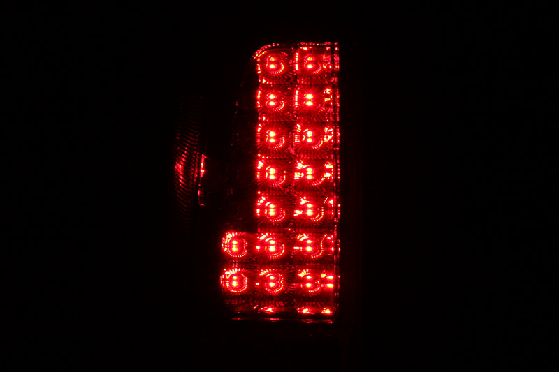 ANZO 2005-2008 Nissan Frontier LED Taillights Red/Clear-SR1 Performance