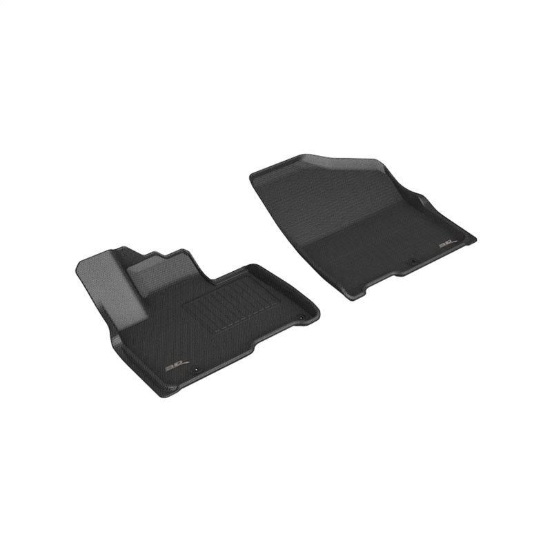 3D MAXpider 2022 Kia Carnival Kagu 1st Row Floormat - Black-SR1 Performance