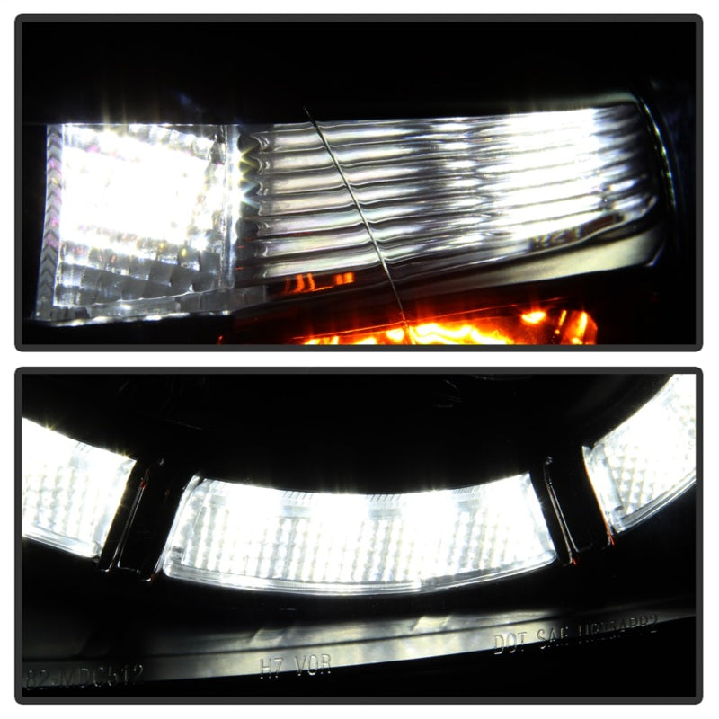 Spyder Mazda CX-5 13-15 Projector Headlights - DRL LED - Black PRO-YD-MCX513-DRL-BK-SR1 Performance