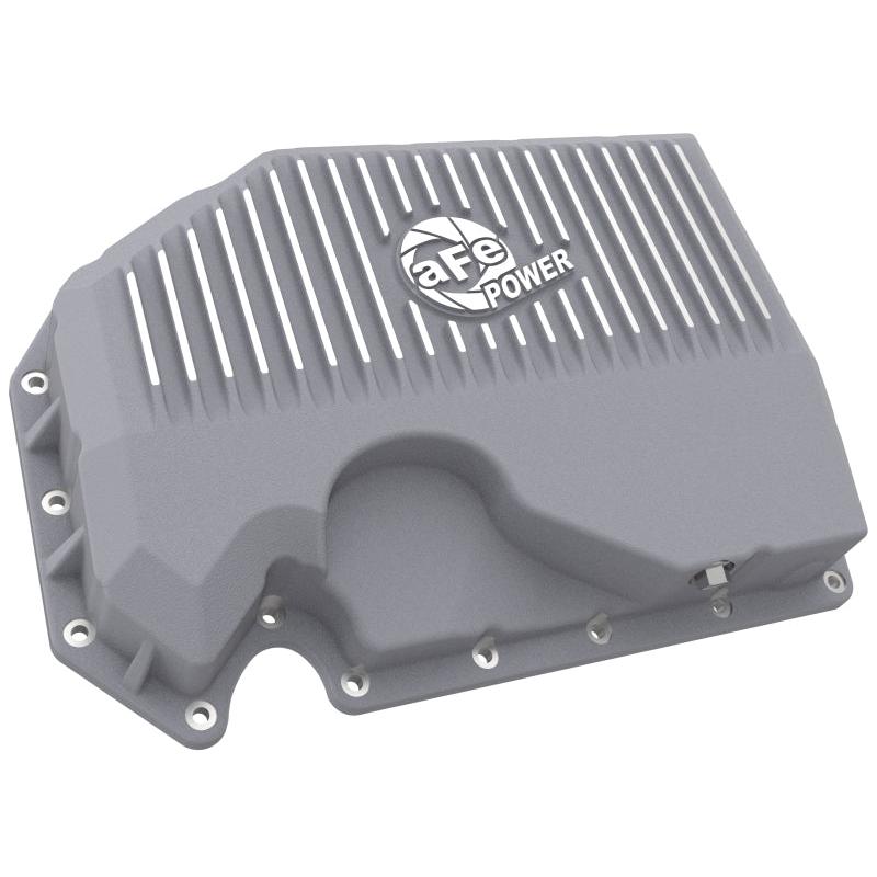 aFe 05-19 VW 1.8L/2.0L w/o Oil Sensor Engine Oil Pan Raw POWER Street Series w/ Machined Fins-SR1 Performance