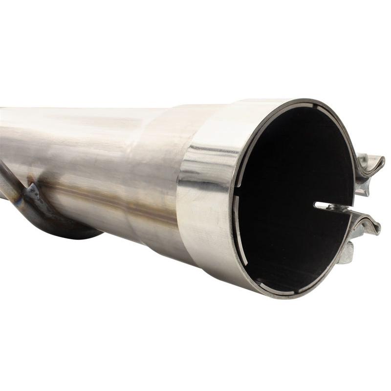 aFe MACHForce XP Exhaust 3in-3.5in SS Single Side Ext CB w/ Polish Tip 99-04 Ford F-250 V8 5.4L/6.8L-SR1 Performance