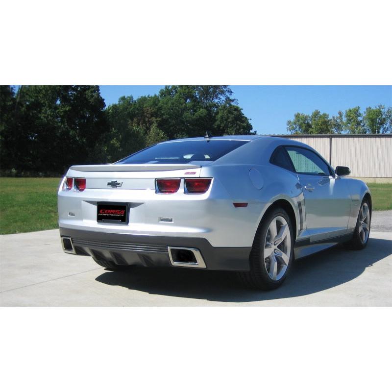 Corsa 2011-2013 Chevrolet Camaro SS 6.2L V8 Manual Xtreme 3in Cat-Back (No Tips Uses Factory Bezels)-SR1 Performance