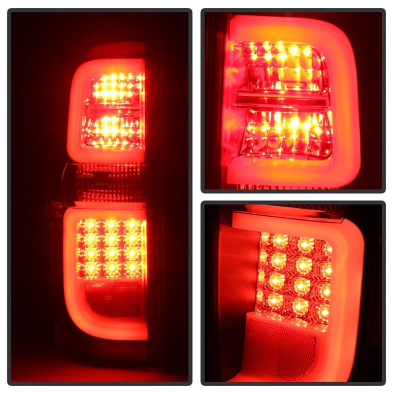 Spyder Toyota Tundra 2014-2016 Light Bar LED Tail Lights Black ALT-YD-TTU14-LED-BK-SR1 Performance