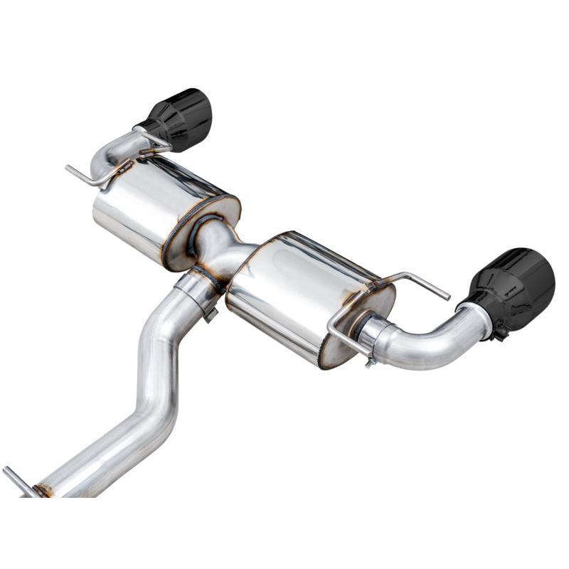 AWE Subaru BRZ/ Toyota GR86/ Toyota 86 Touring Edition Cat-Back Exhaust- Diamond Black Tips-SR1 Performance