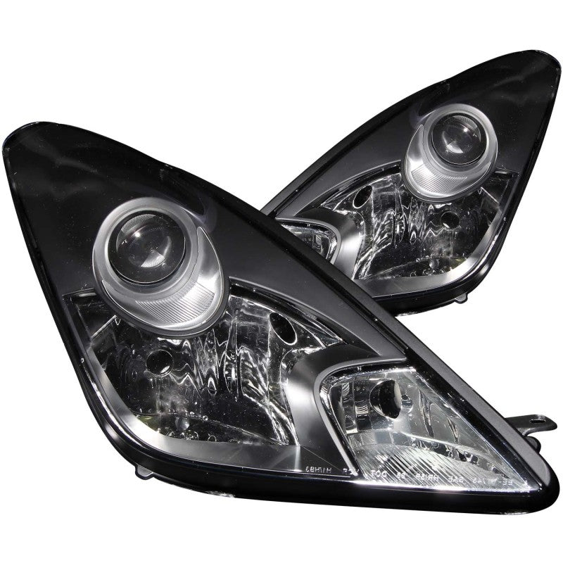 ANZO 2000-2005 Toyota Celica Crystal Headlights Black-SR1 Performance