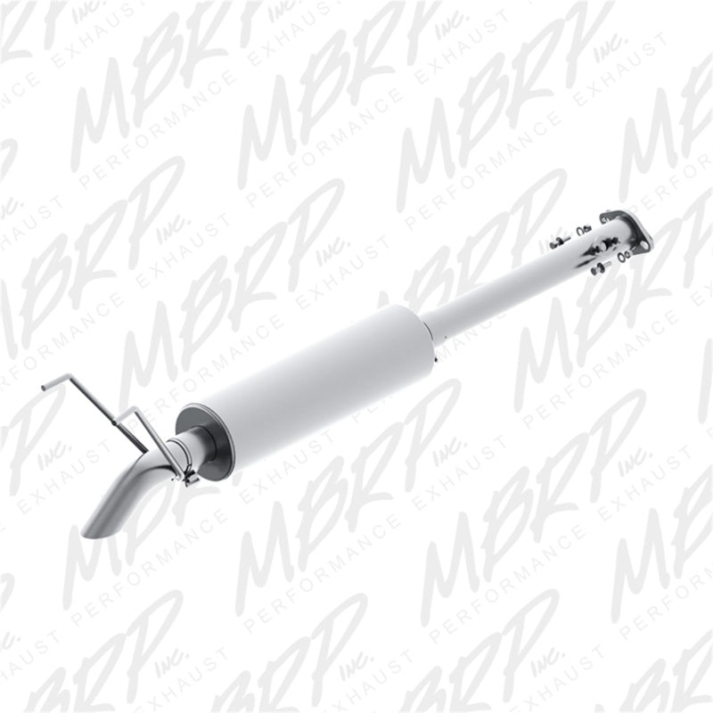 MBRP 01-05 Toyota Tacoma 2.4/2.7/3.4L 2.5in Cat Back Turn Down Style T409 Exhaust System-SR1 Performance