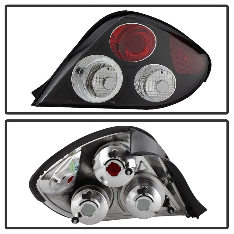Spyder Hyundai Tiburon 03-05 Euro Style Tail Lights Black ALT-YD-HYT03-BK-SR1 Performance
