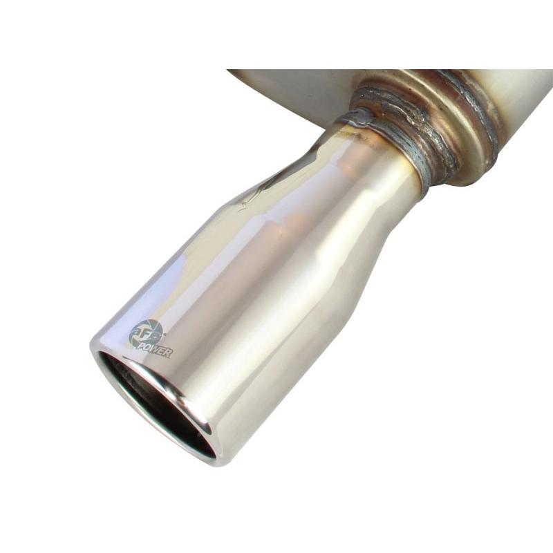 aFe Axle-Back Exhaust 2.5in 409SS w/Polished Tip 05-09 Ford Mustang V6 4.0L-SR1 Performance