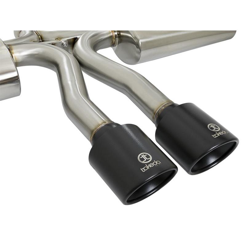 aFe Takeda 3in 304 SS Cat-Back Exhaust System w/ Black Tips 2017+ Honda Civic Si (4dr) I4 1.5L (t)-SR1 Performance