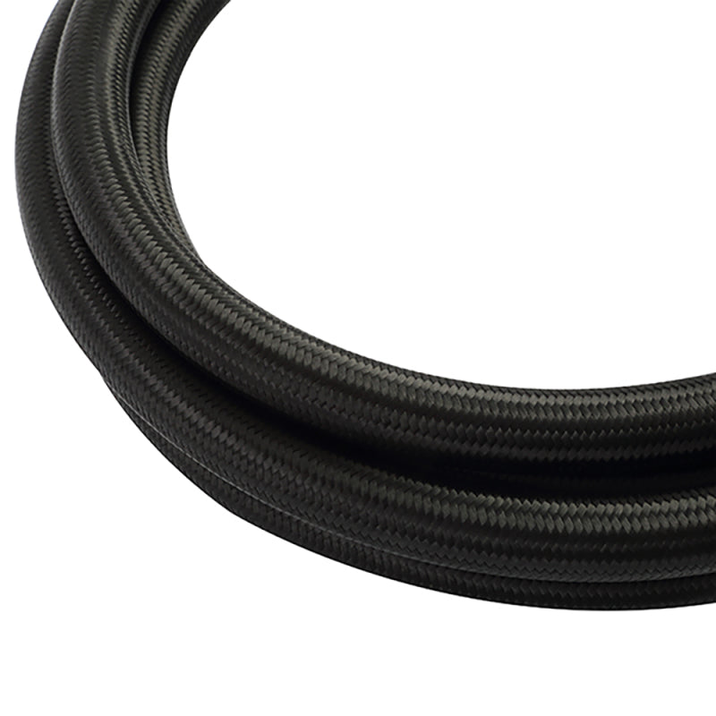 Mishimoto 6Ft Stainless Steel Braided Hose w/ -12AN Fittings - Black-SR1 Performance