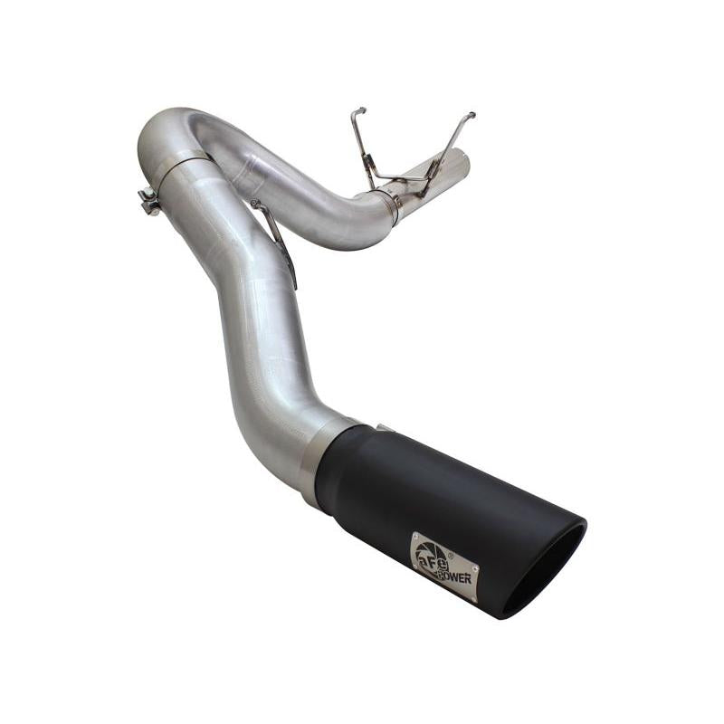 aFe MACHForce XP Exhaust Large Bore 5in DPF-Back Alu. 13-15 Dodge Trucks L6-6.7L (td) *Black Tip-SR1 Performance