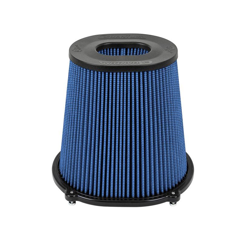 aFe Quantum Pro-5 R Air Filter Inverted Top - 5in Flange x 9in Height - Oiled P5R-SR1 Performance