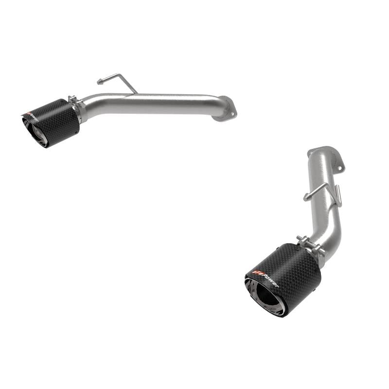 aFe 2023 Nissan Z V6-3.0L (tt)Takeda Stainless Steel Axle-Back Exhaust System w/ Carbon Fiber Tip-SR1 Performance