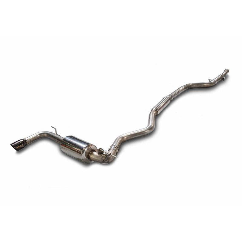 AWE Tuning BMW F30 320i Touring Exhaust & Performance Mid Pipe - Chrome Silver Tip (102mm)-SR1 Performance