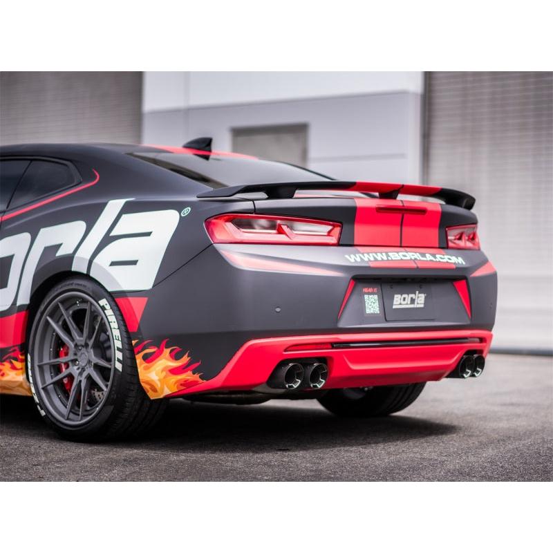 Borla 2016-2017 Chevy Camaro V8 SS AT/MT ATAK Rear Section Exhaust with Dual Mode Valves-SR1 Performance