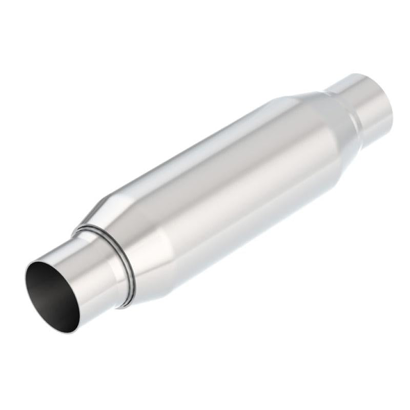 Borla CrateMuffler Resonator Option 2.25in Center/Center 3.5in Round x 10in-SR1 Performance