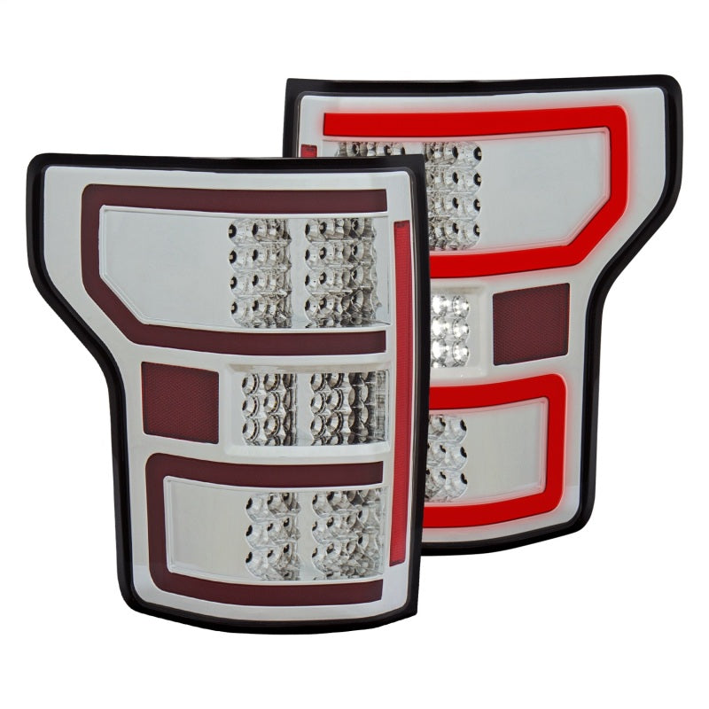 ANZO 18-19 Ford F-150 LED Taillights Chrome-SR1 Performance