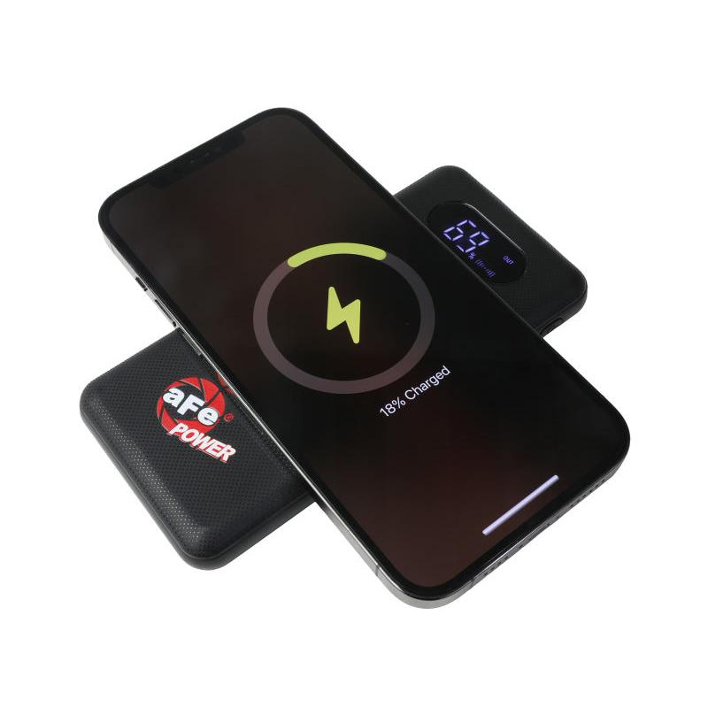 aFe Wireless 10,000 MAH Power Bank w/Digital Display-SR1 Performance