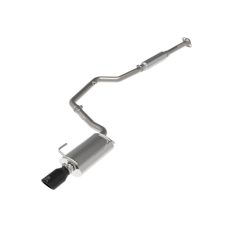 aFe POWER Takeda 12-16 Subaru Impreza 2.0L 2.5in 304SS CB Exhaust w/ Black Tips-SR1 Performance