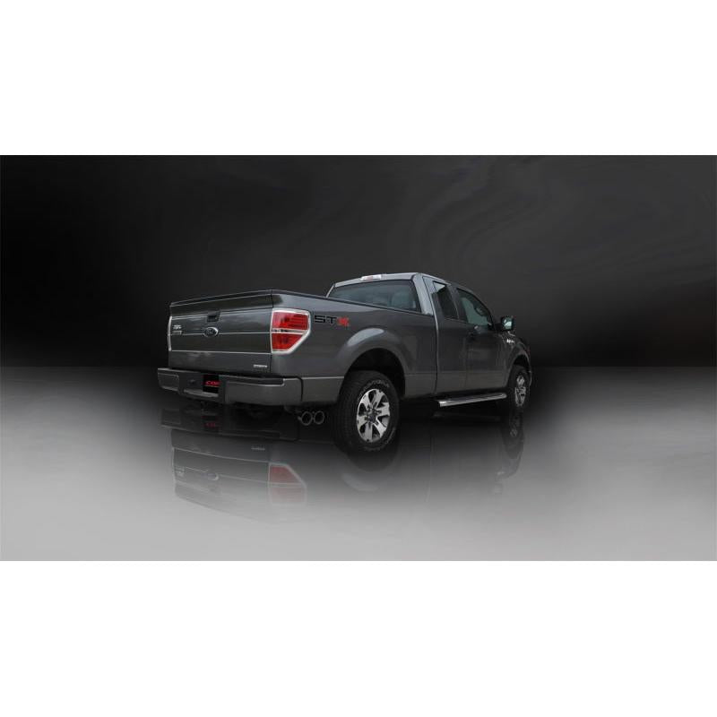 Corsa 2011-2014 Ford F-150 5.0L V8 Black Sport Cat-Back Exhaust-SR1 Performance