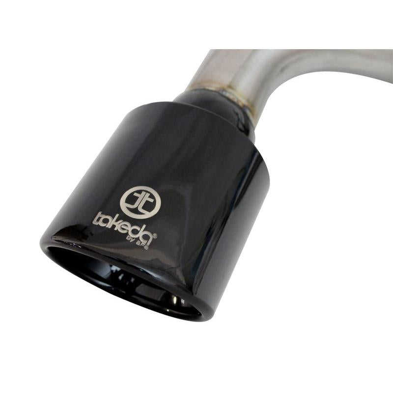 aFe Takeda 11-16 Scion TC 2.5L 2 1/4-2 1/2in Stainless Steel Axle-Back Exhaust w/Black Tip-SR1 Performance